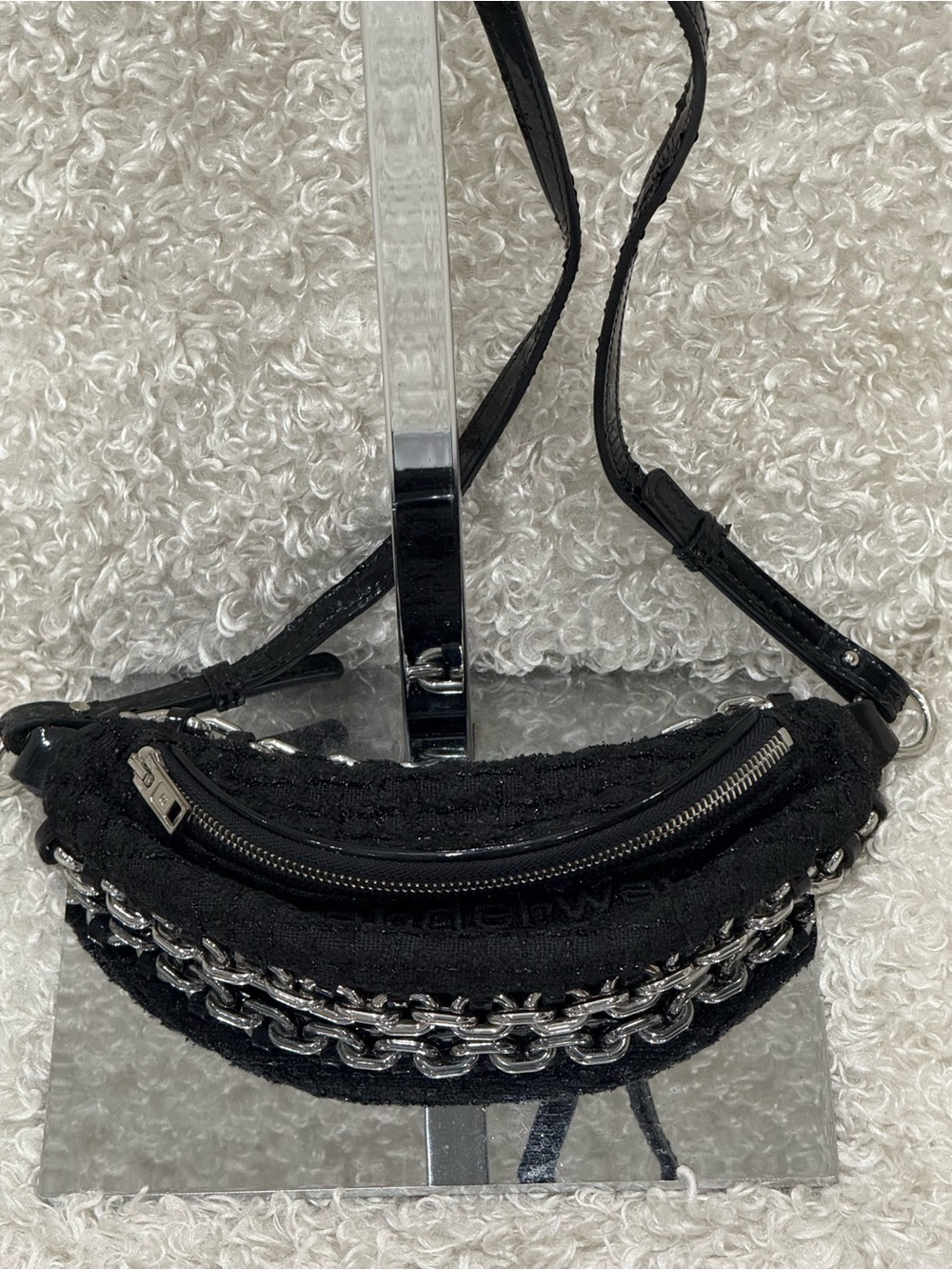 Alexander Wang Attica Tweed Hybrid Fanny Pack